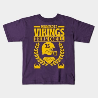 Minnesota Vikings Brian Oneill 75 Edition 2 Kids T-Shirt